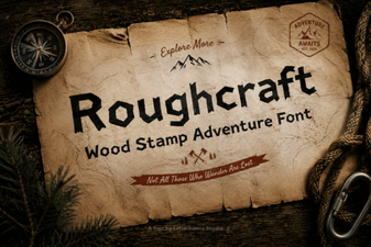 Roughcraft Font Design Ideas and Creative Uses