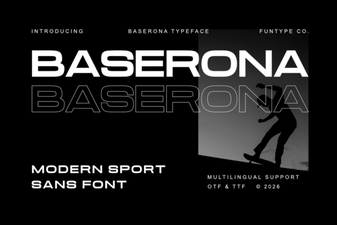 Baserona Font Design Trends and Creative Uses