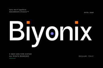 Biyonix Font Design Trends and Creative Uses